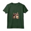 Donna Vallhund Svedese Pigro Maglietta con Collo a V - T-shirt Illustrata per Amanti dei Cani