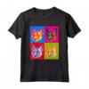 Camicia Pop-Art svedese Vallhund - Maglietta per Genitori Amanti dei Cuccioli - Regalo Artistico per Appassionati di Arte Pop