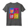 Camicia Pop-Art svedese Vallhund - Maglietta per Genitori Amanti dei Cuccioli - Regalo Artistico per Appassionati di Arte Pop