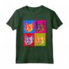 Camicia Pop-Art svedese Vallhund - Maglietta per Genitori Amanti dei Cuccioli - Regalo Artistico per Appassionati di Arte Pop