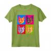 Camicia Pop-Art svedese Vallhund - Maglietta per Genitori Amanti dei Cuccioli - Regalo Artistico per Appassionati di Arte Pop
