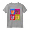 Camicia Pop-Art svedese Vallhund - Maglietta per Genitori Amanti dei Cuccioli - Regalo Artistico per Appassionati di Arte Pop