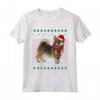Natale svedese Vallhund Dog Santa Hat Brutto Maglietta - Regalo unico per amanti dei cani durante le festività
