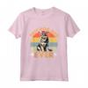 Best Dog Dad Ever - Funny Retro Svedese Vallhund Proprietario Maglietta - Regalo Unico per Amanti dei Cani Vallhund Svedesi