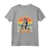 Best Dog Dad Ever - Funny Retro Svedese Vallhund Proprietario Maglietta - Regalo Unico per Amanti dei Cani Vallhund Svedesi