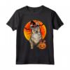 Cane Halloween Svedese Vallhund Jack O Lanterna Zucca Maglietta - Regalo Divertente per Amanti dei Cani e Appassionati di Halloween