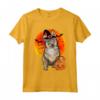 Cane Halloween Svedese Vallhund Jack O Lanterna Zucca Maglietta - Regalo Divertente per Amanti dei Cani e Appassionati di Halloween