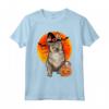 Cane Halloween Svedese Vallhund Jack O Lanterna Zucca Maglietta - Regalo Divertente per Amanti dei Cani e Appassionati di Halloween