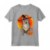 Cane Halloween Svedese Vallhund Jack O Lanterna Zucca Maglietta - Regalo Divertente per Amanti dei Cani e Appassionati di Halloween