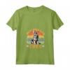 Best Dog Dad Ever Funny Retro Svedese Vallhund Proprietario Maglietta con Collo a V - Ideale Regalo per Amanti dei Cani Vallhund
