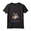Donna Mamma svedese Vallhund - Maglietta con Collo a V - Design Mum Mommy Mams - Ideale per gli Amanti dei Cani