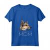 Donna Mamma svedese Vallhund - Maglietta con Collo a V - Design Mum Mommy Mams - Ideale per gli Amanti dei Cani