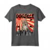 Divertente Retro Giapponese Dogzilla Svedese Vallhund - Maglietta per Amanti dei Cani - Regalo Unico per Cani Pazzi