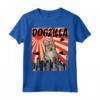 Divertente Retro Giapponese Dogzilla Svedese Vallhund - Maglietta per Amanti dei Cani - Regalo Unico per Cani Pazzi