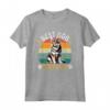 Best Dog Mom Ever - Funny Retro Svedese Vallhund Proprietario Maglietta - Ideale per Compleanni o Natale
