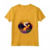 Donna Weaver Uccello Tramonto Stile Retrò Safari Vintage 70s Maglietta con Collo a V - Regalo Unico per Amanti della Natura e del Safari