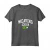 Donna Weaving Mode on - Funny Knitting Weaver Maglietta con Collo a V - Ideale come Regalo per gli Amanti della Tessitura