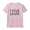 Telaio I Love Weaving Hobby Weaver Craft Maglietta - Regalo Divertente per Hobbisti della Tessitura a Natale o Compleanno