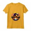 Donna Weaver Uccello Tramonto Stile Retrò Safari Vintage 70s Maglietta con Collo a V - Regalo Unico per Amanti della Natura e Guardiani dello Zoo