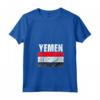 Emblema della Mappa della Bandiera dello Yemen - Maglietta con Collo a V - Ideale come Souvenir del Yemen