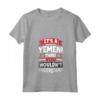 Donna Yemen Yemen Yemen - Maglietta Bandiera Yemenita Divertente con Design Yemenita - Ideale per Chiunque del Patrimonio Yemenita